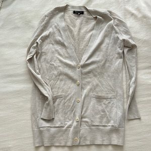 Banana Republic 100% Merino Wool Cardigan - Light Oat Color